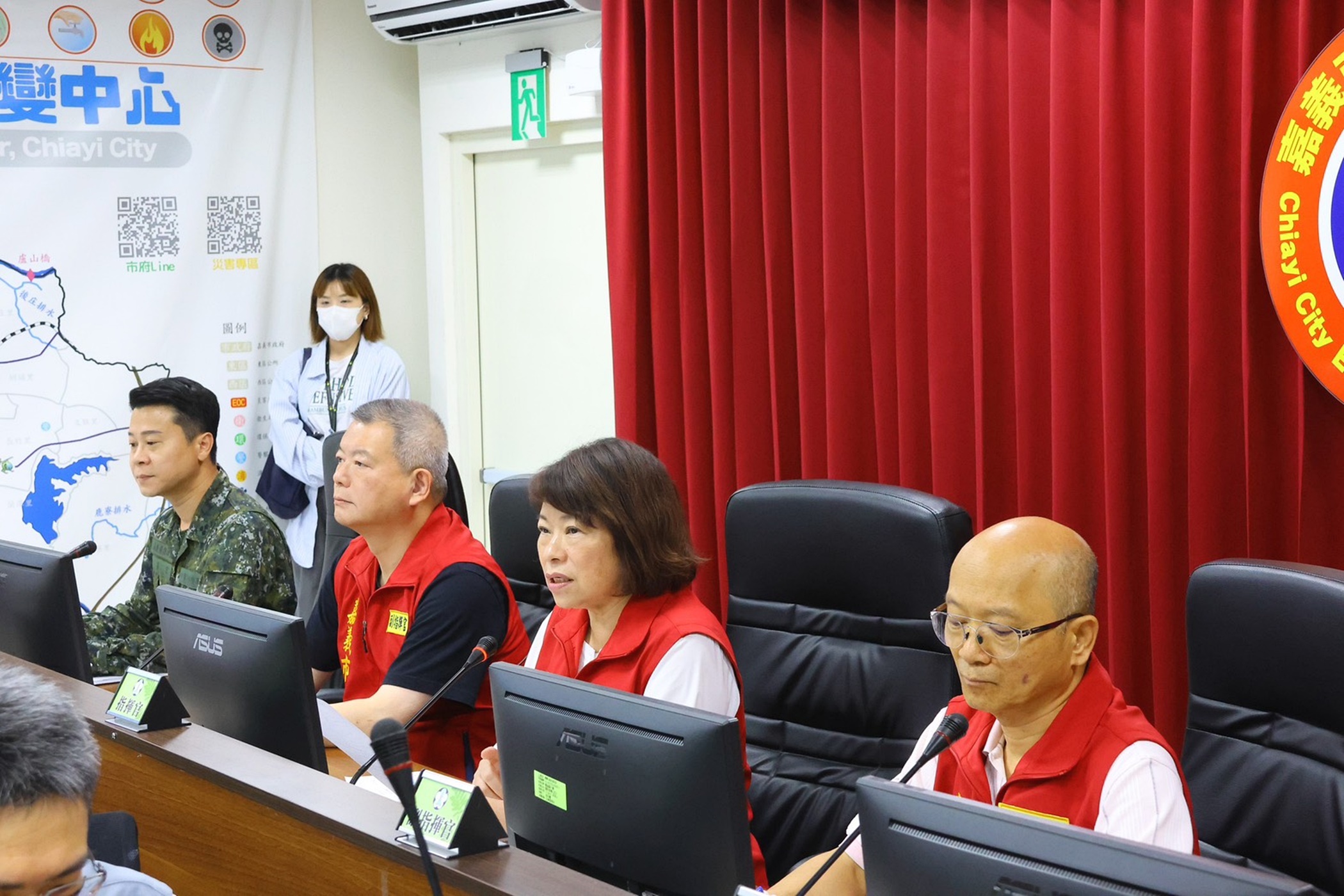 黃敏惠市長主持一級開設會議